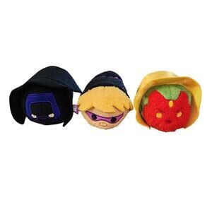 Disney Tsum Tsum Mini Marvel's Avenger‎ Lot of 3 Vision, Hawkeye & Black Panther